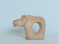Serviettenhalter Esel aus Speckstein (H ± 5 B ± 9 cm)